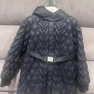 Moncler Kids Navy Quilted Puffer Coat/Worn/100%Authentic